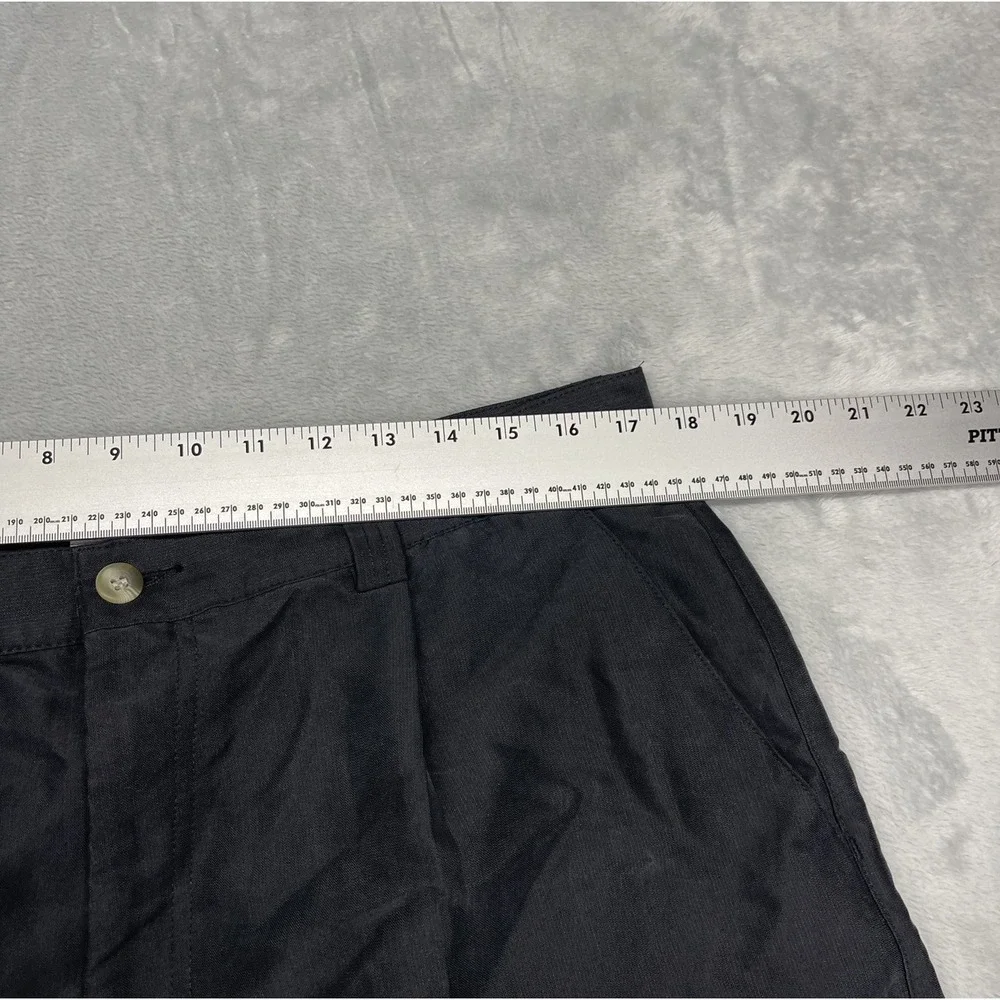 Adidas Chino Shorts Mens‎ 36 Black Pleated Slash Pockets Running Jogging Outdoor
